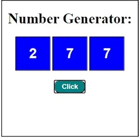 Random Number Generator .